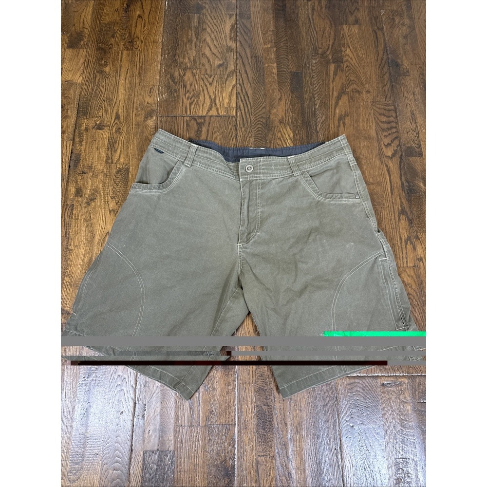 KÜHL Ramblr Shorts Men’s 38 Style 5125 Olive Vintage Patina Hiking Outdoor 9.5”